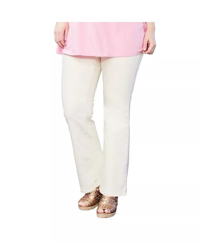 Женские джинсы большого размера Curvie Fit Bootcut June + Vie, слоновая кость/кремовый
Женские джинсы большого размера Curvie Fit Bootcut June + Vie, слоновая кость/кремовый