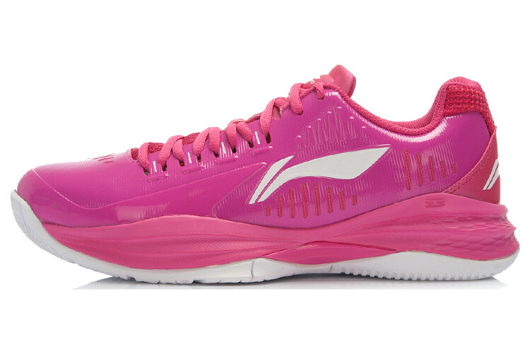 Баскетбольные кроссовки унисекс с низким верхом розового/белого цвета Lining 
Баскетбольные кроссовки унисекс с низким верхом розового/белого цвета Lining