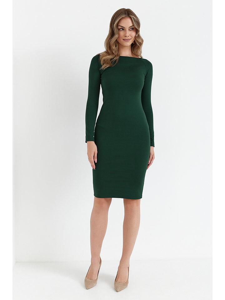 Платье до колена made of emotion, темно-зеленый
Платье до колена made of emotion, темно-зеленый