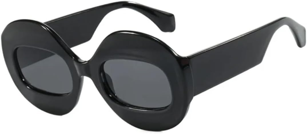 Модные солнцезащитные очки большого размера в овальной оправе для женщин и мужчин: солнцезащитные очки для вождения и путешествий, ветрозащитные очки с защитой от УФ-излучения UV400 VVTWSSW, Black Gray
Модные солнцезащитные очки большого размера в овальной оправе для женщин и мужчин: солнцезащитные очки для вождения и путешествий, ветрозащитные очки с защитой от УФ-излучения UV400 VVTWSSW, Black Gray