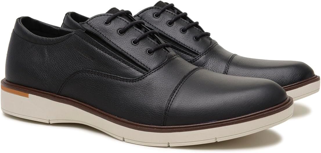 Мужские туфли Freeway Parker04 - верх из натуральной кожи, удобная стелька из ПУ, противоскользящая резиновая подошва, современный повседневный стиль оксфордов, черный
Мужские туфли Freeway Parker04 - верх из натуральной кожи, удобная стелька из ПУ, противоскользящая резиновая подошва, современный повседневный стиль оксфордов, черный