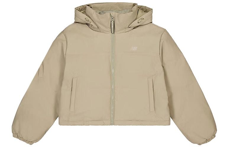 Пуховик женский коричневый New Balance 
Пуховик женский коричневый New Balance