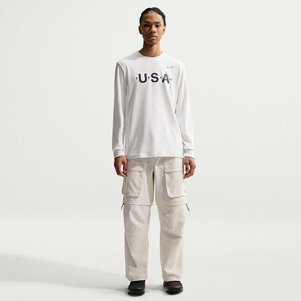 Мужская футболка с длинным рукавом acg white team usa dri-fit primary logo Nike
Мужская футболка с длинным рукавом acg white team usa dri-fit primary logo Nike