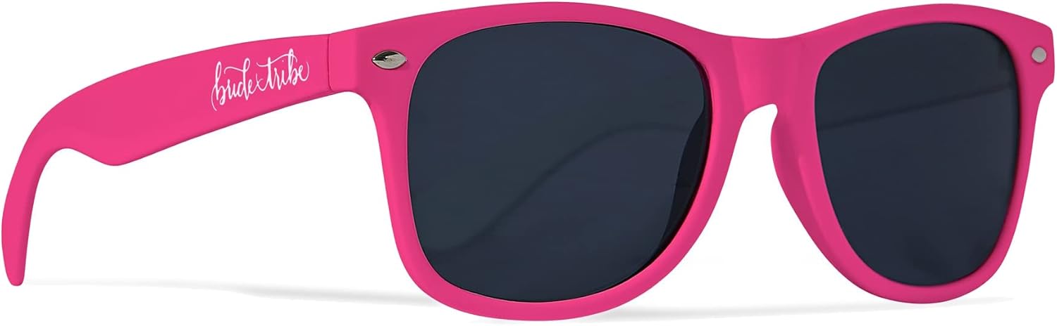 Стильные поляризованные солнцезащитные очки Funky Junque в стиле ретро — защита от УФ-излучения, классические очки унисекс — для девичника, однотонные, в выгодных комплектах, Bride Tribe (Hot Pink)
Стильные поляризованные солнцезащитные очки Funky Junque в стиле ретро — защита от УФ-излучения, классические очки унисекс — для девичника, однотонные, в выгодных комплектах, Bride Tribe (Hot Pink)