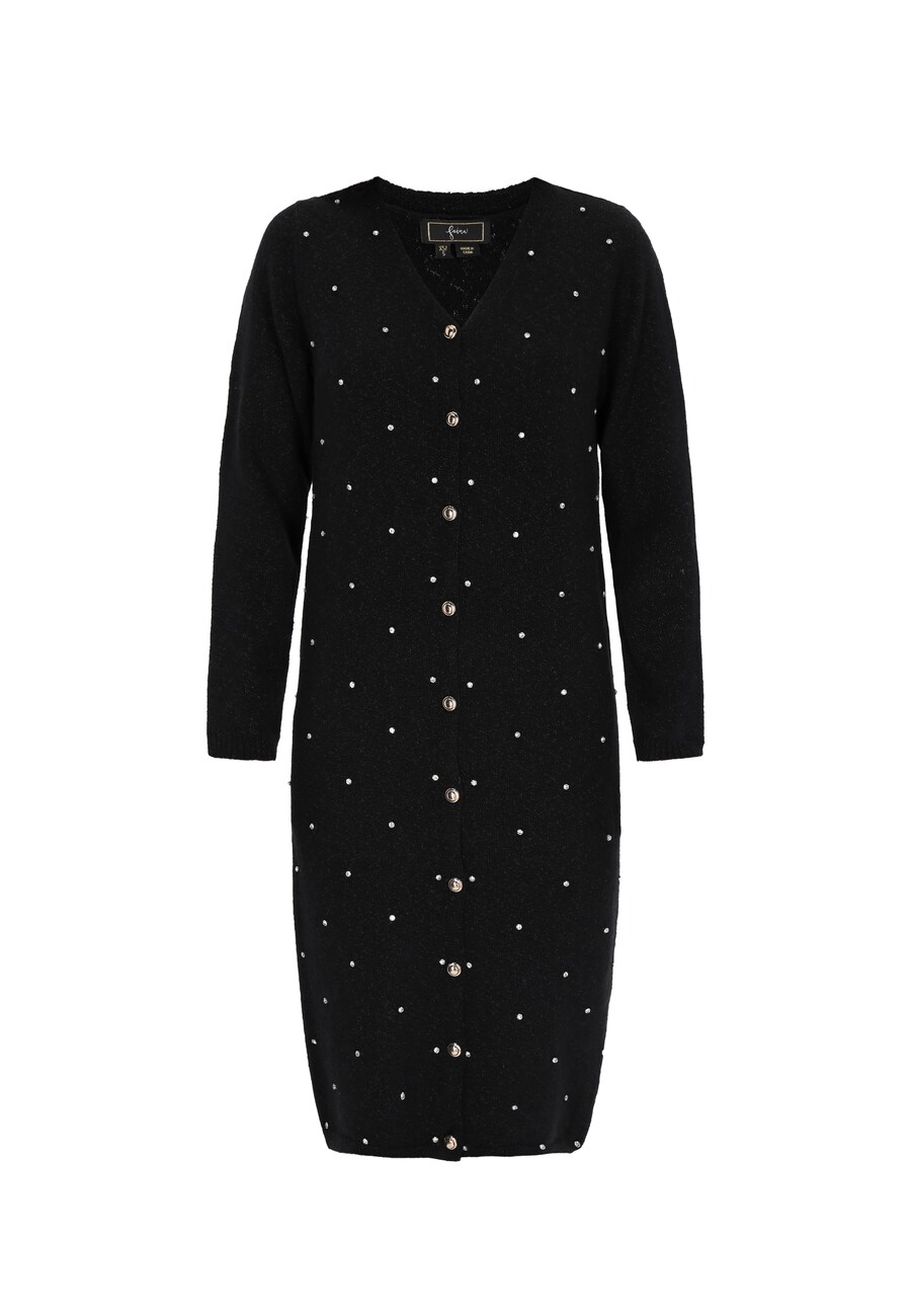 Вязаный кардиган faina, черный
Вязаный кардиган faina, черный