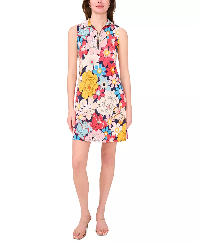 Женское бесшовное платье-колокол с принтом и молнией на воротнике MSK, синий
Женское бесшовное платье-колокол с принтом и молнией на воротнике MSK, синий