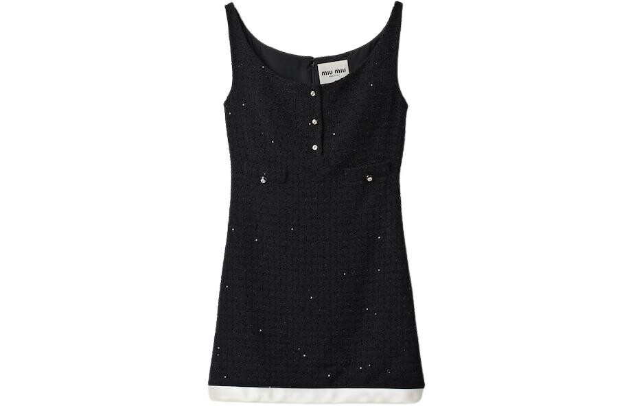 Платье без рукавов женское черное Miu Miu
Платье без рукавов женское черное Miu Miu