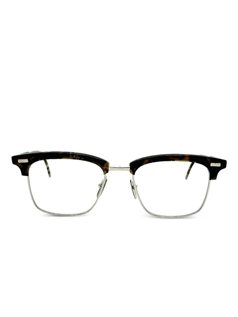 Очки с эффектом черепахового панциря Thom Browne Eyewear, коричневый
Очки с эффектом черепахового панциря Thom Browne Eyewear, коричневый