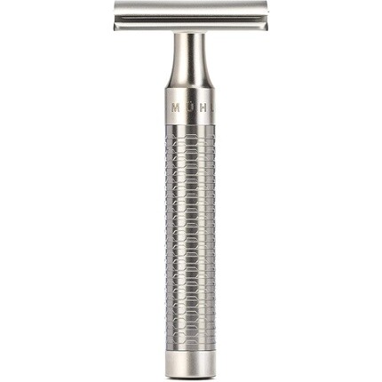 Безопасная бритва из нержавеющей стали Mhle Rocca — лезвия в комплект не входят, M Mühle
Безопасная бритва из нержавеющей стали Mhle Rocca — лезвия в комплект не входят, M Mühle