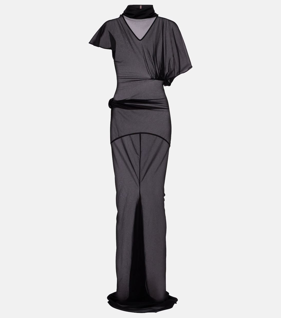 Платье Lilith из прозрачного органзового джерси Rick Owens, черный
Платье Lilith из прозрачного органзового джерси Rick Owens, черный