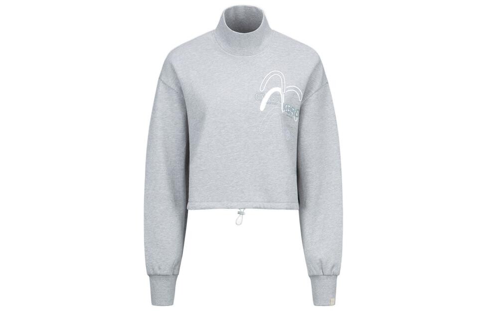 Свитшот женский светло-серый меланжевый Evisu
Свитшот женский светло-серый меланжевый Evisu