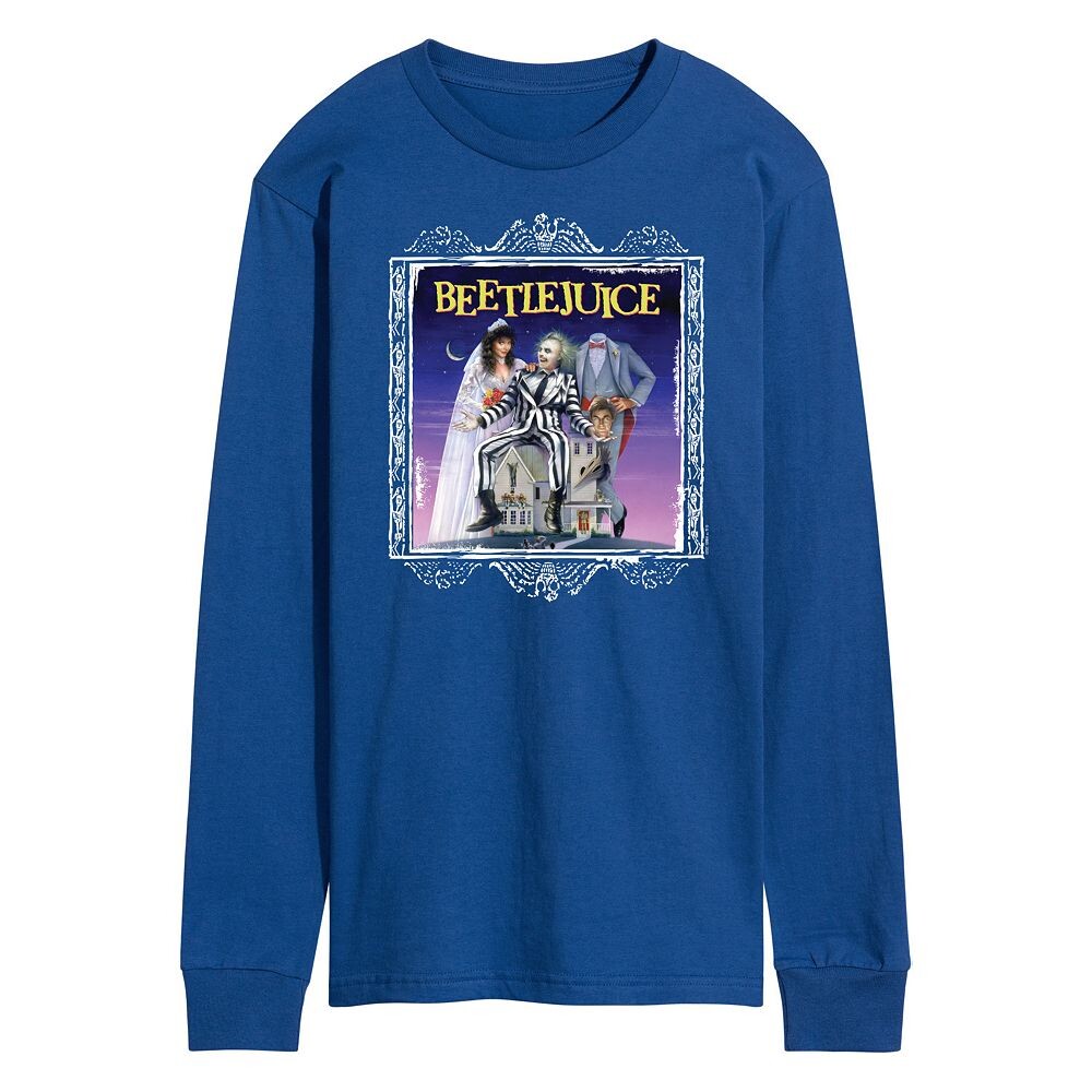 Мужская футболка с длинными рукавами Beetlejuice Licensed Character, синий
Мужская футболка с длинными рукавами Beetlejuice Licensed Character, синий