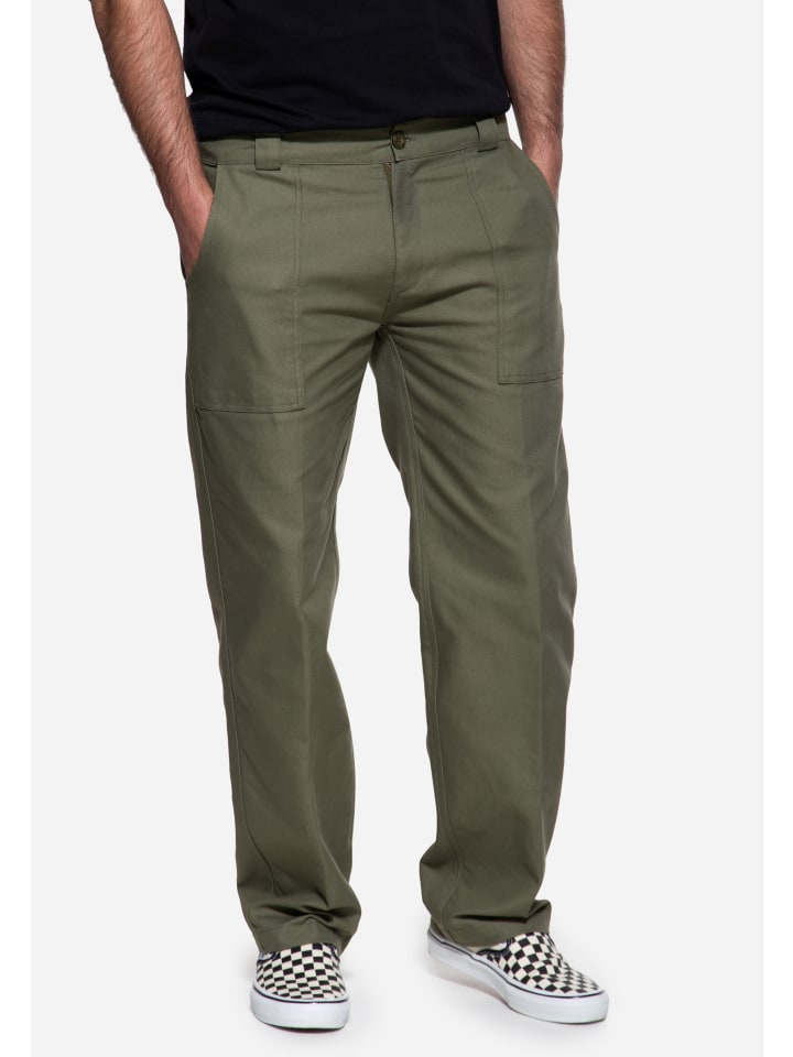 Брюки King Kerosin Workwear оливково-зеленого цвета King Kerosin
Брюки King Kerosin Workwear оливково-зеленого цвета King Kerosin