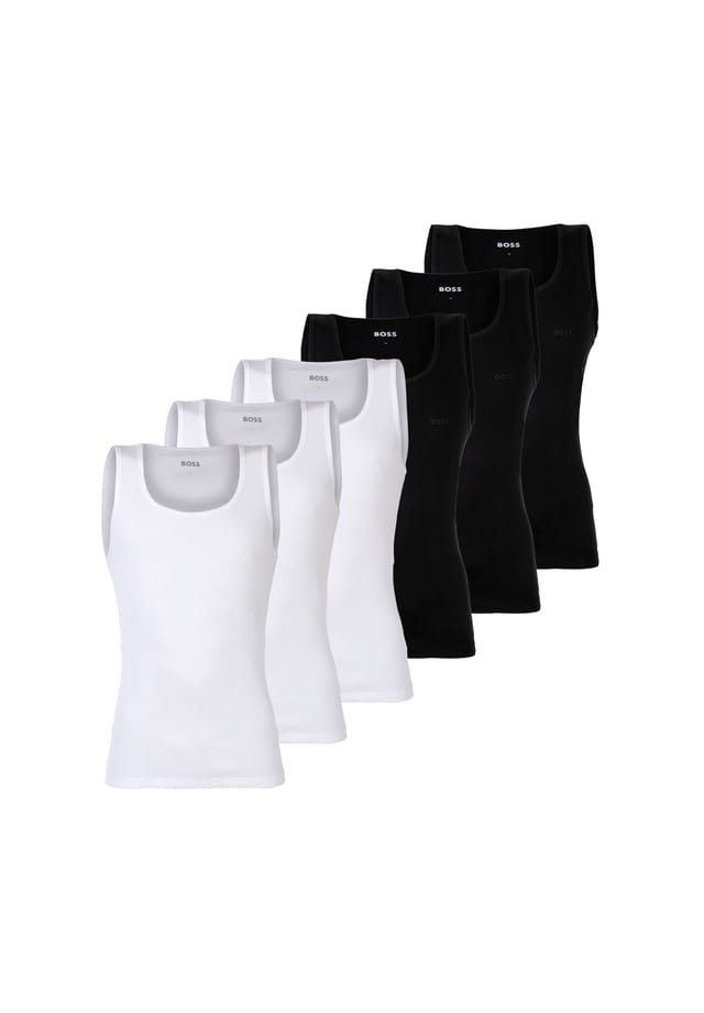 6 руб. нижних маек в рубчик - майка в рубчик классическая с круглым вырезом хлопок Boss, черный
6 руб. нижних маек в рубчик - майка в рубчик классическая с круглым вырезом хлопок Boss, черный