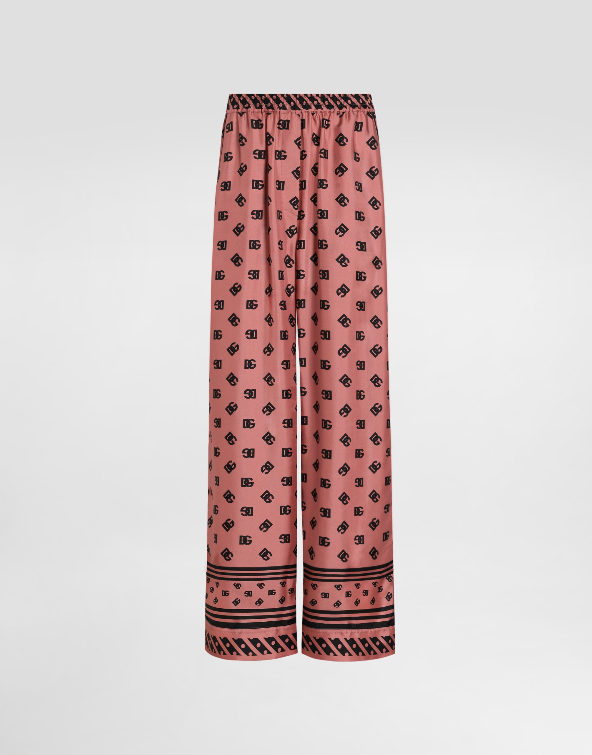 Шелковые атласные жаккардовые пижамные брюки с логотипом dg по всей поверхности Dolce & Gabbana, розовый
Шелковые атласные жаккардовые пижамные брюки с логотипом dg по всей поверхности Dolce & Gabbana, розовый