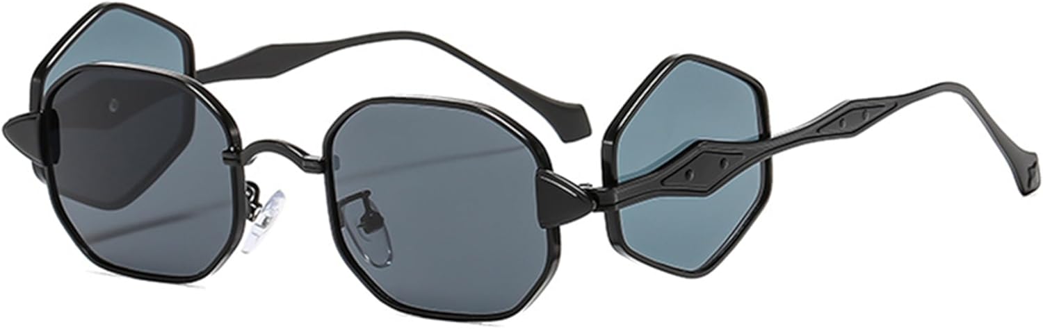 Солнцезащитные очки Bullabulling Hexagon для женщин/мужчин, винтажные восьмиугольные металлические солнцезащитные очки, многоугольные стеклянные квадратные линзы, Black
Солнцезащитные очки Bullabulling Hexagon для женщин/мужчин, винтажные восьмиугольные металлические солнцезащитные очки, многоугольные стеклянные квадратные линзы, Black