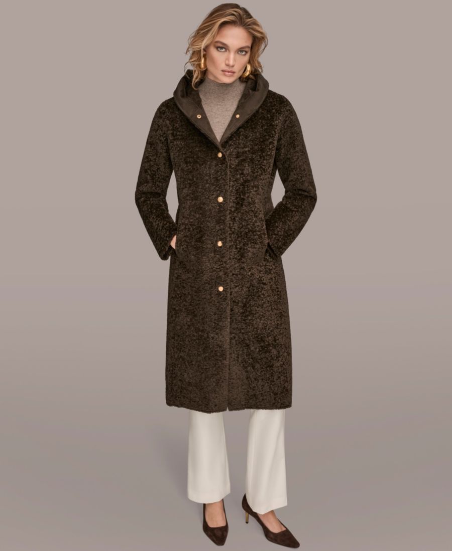 Женское длинное пальто с капюшоном Donna Karan New York, Chocolate
Женское длинное пальто с капюшоном Donna Karan New York, Chocolate