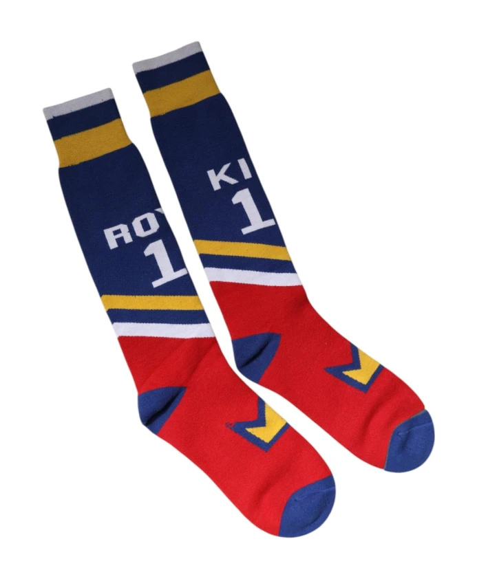 Носки-Гольфы из смесовой хлопковой ткани с логотипом Dolce & Gabbana, мультиколор
Носки-Гольфы из смесовой хлопковой ткани с логотипом Dolce & Gabbana, мультиколор