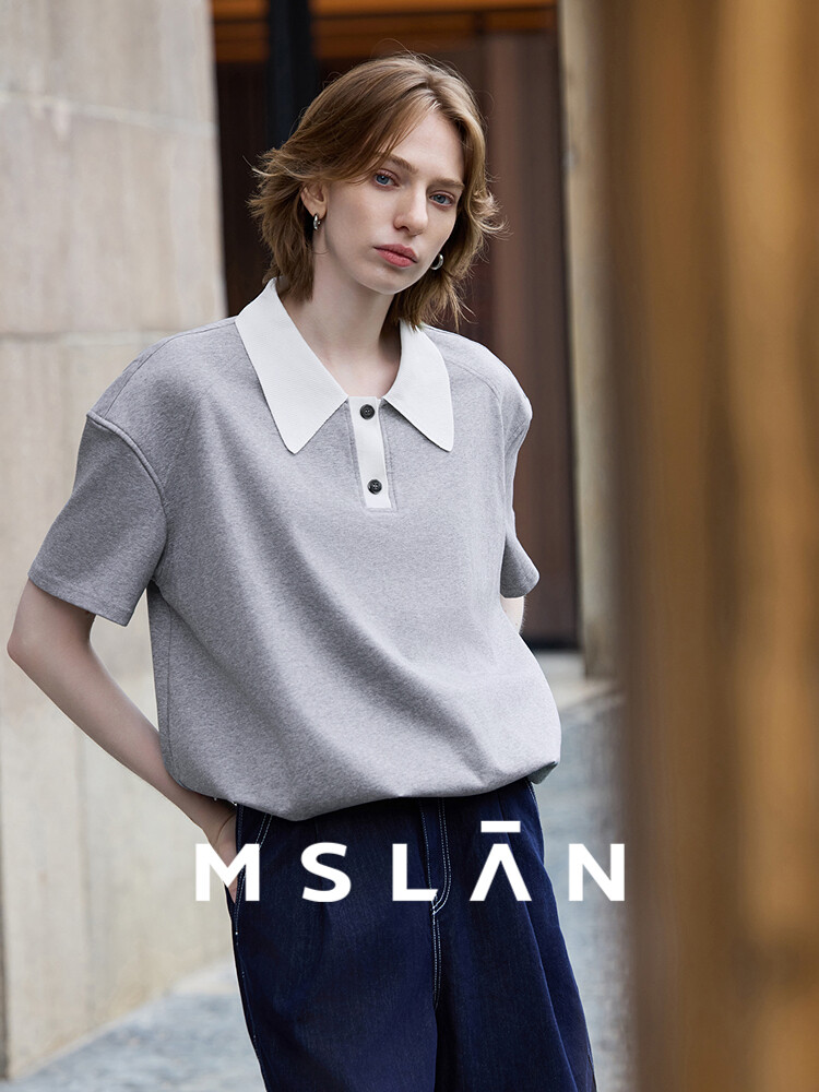 Футболка-поло женская Mslan с короткими рукавами, серый
Футболка-поло женская Mslan с короткими рукавами, серый