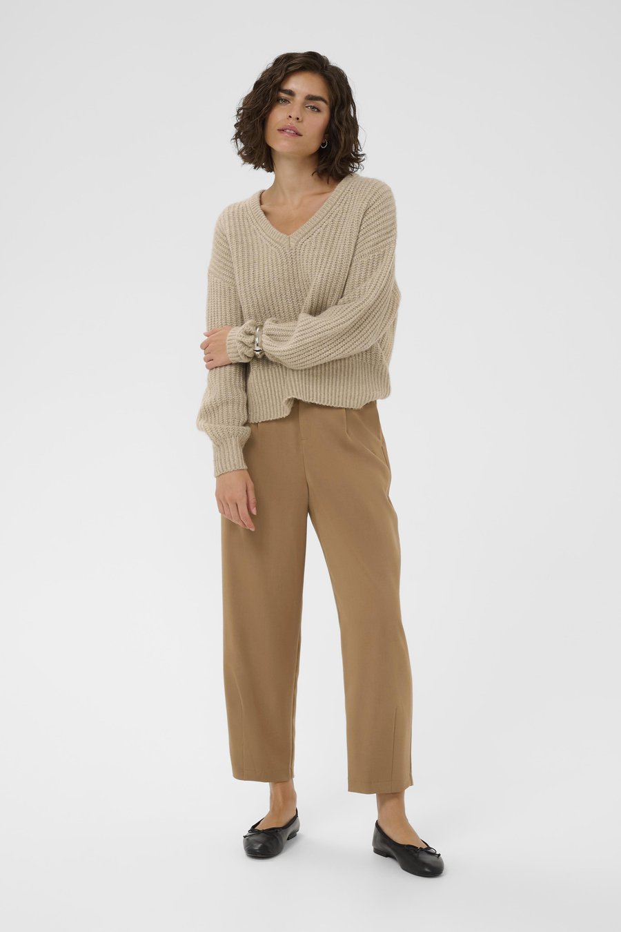 Брюки Kaffe KAMERLE CROPPED, Toasted Coconut/Light Brown
Брюки Kaffe KAMERLE CROPPED, Toasted Coconut/Light Brown