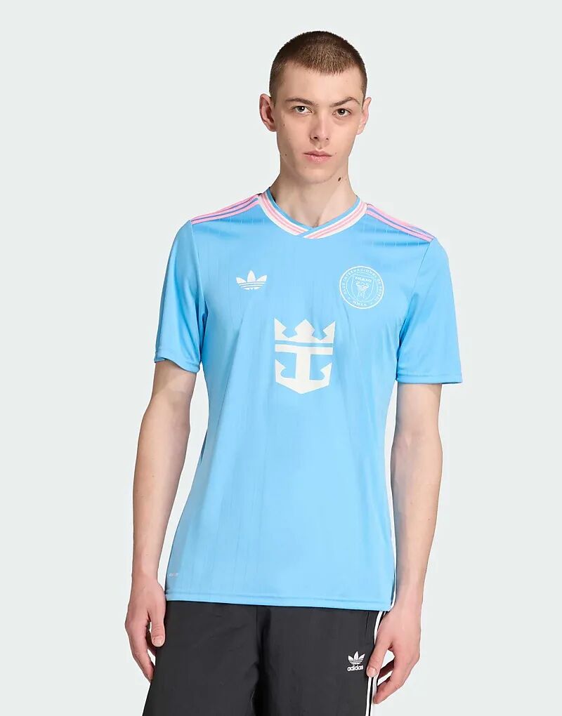 Третья футболка команды Inter Miami CF 25/26 полусинего цвета с эффектом adidas
Третья футболка команды Inter Miami CF 25/26 полусинего цвета с эффектом adidas