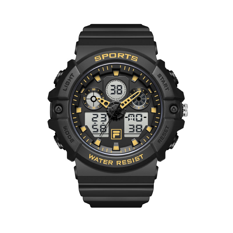 FILA Мужские часы с электронным механизмом, пластиковым ремешком и черным циферблатом
FILA Мужские часы с электронным механизмом, пластиковым ремешком и черным циферблатом