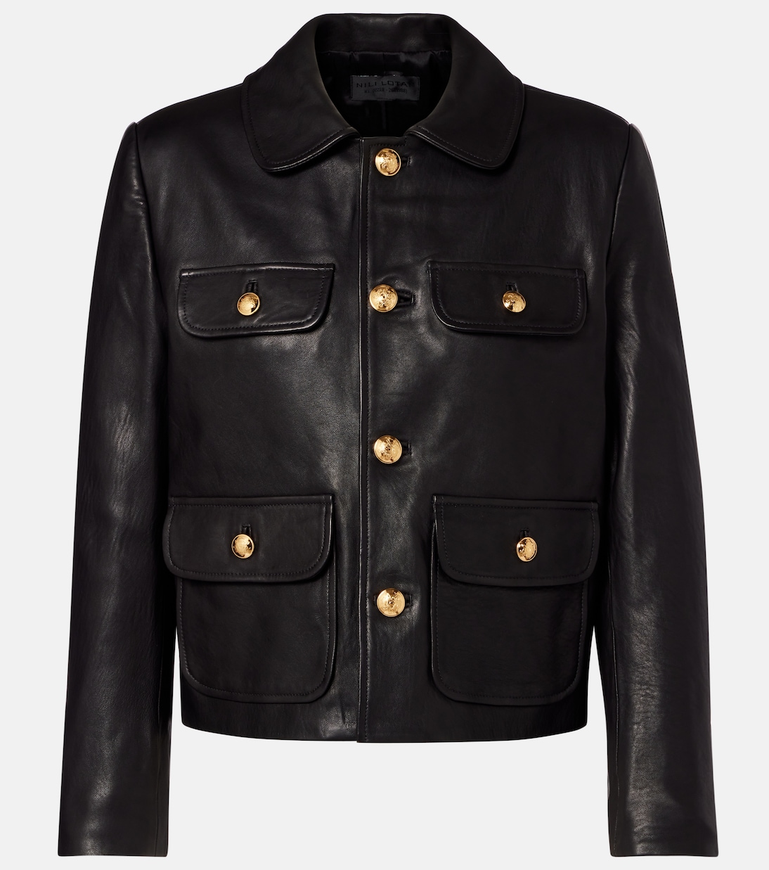 Кожаная куртка Шамони Nili Lotan, черный
Кожаная куртка Шамони Nili Lotan, черный