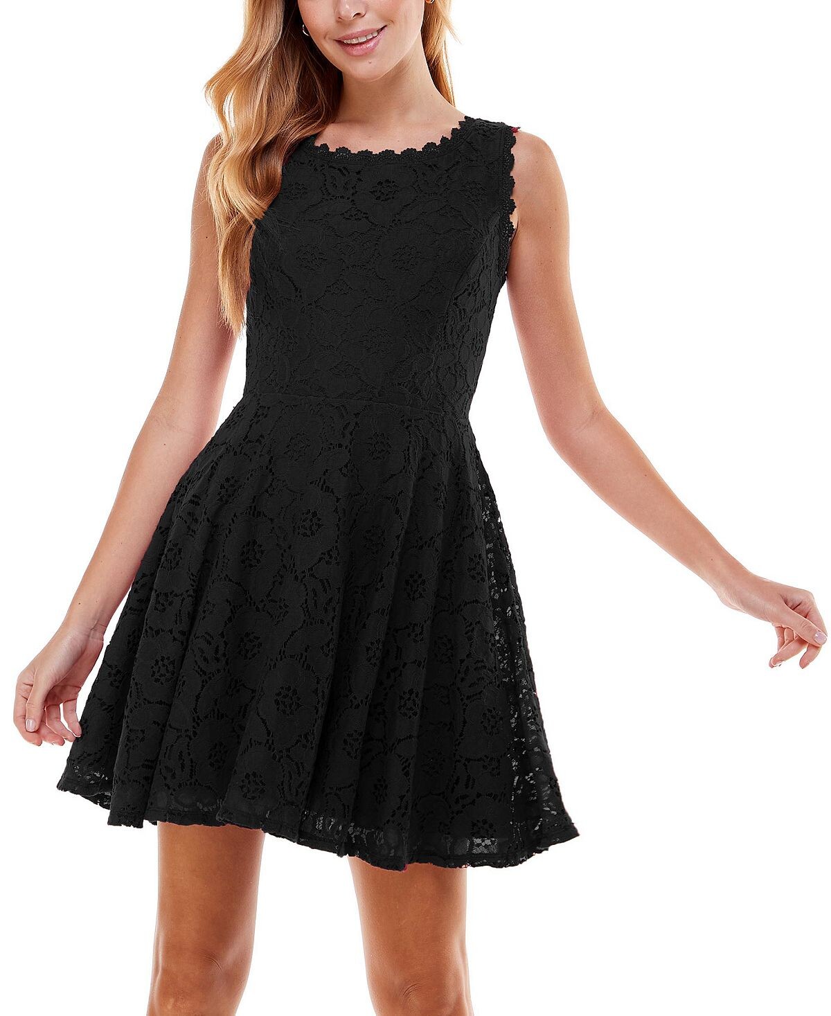 Детское кружевное платье с расклешенной юбкой City Studios, черный
Детское кружевное платье с расклешенной юбкой City Studios, черный