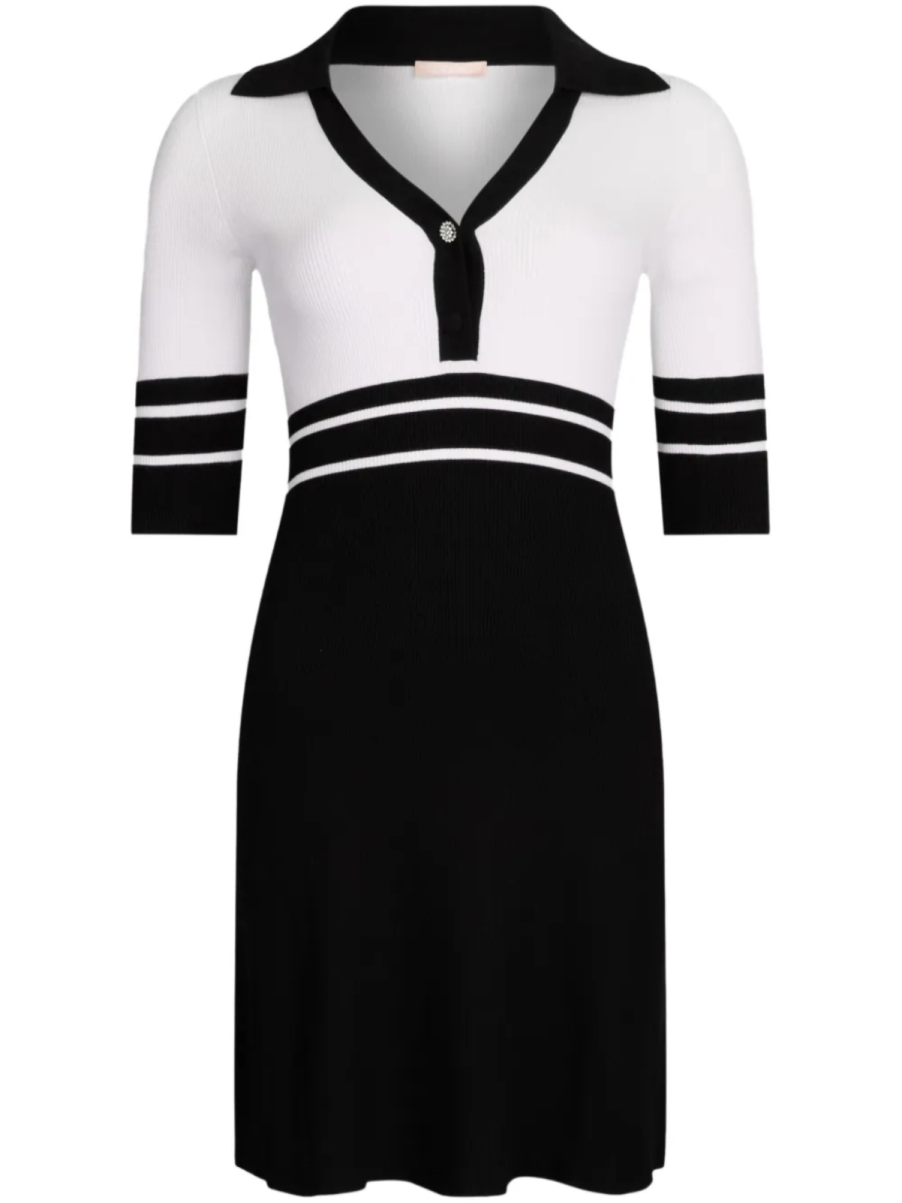 LIU JO Полосатое трикотажное платье, белый
LIU JO Полосатое трикотажное платье, белый