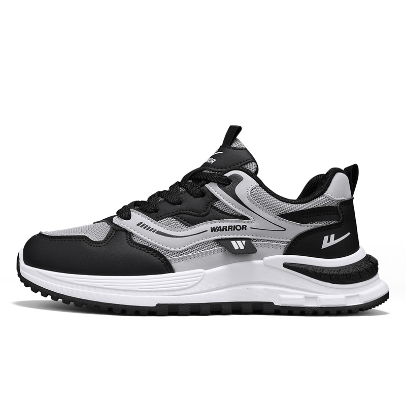 WARRIOR Нескользящие, износостойкие, дышащие низкие массивные кроссовки для мужчин, серо-черные
WARRIOR Нескользящие, износостойкие, дышащие низкие массивные кроссовки для мужчин, серо-черные