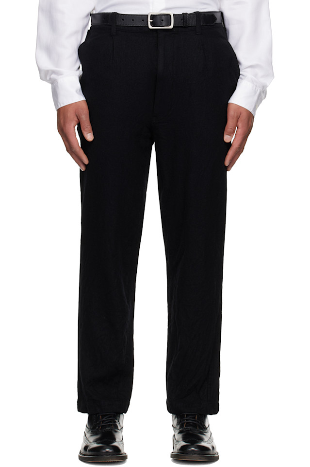 Брюки из шерстяной саржи Comme Des Garçons Homme, черный
Брюки из шерстяной саржи Comme Des Garçons Homme, черный