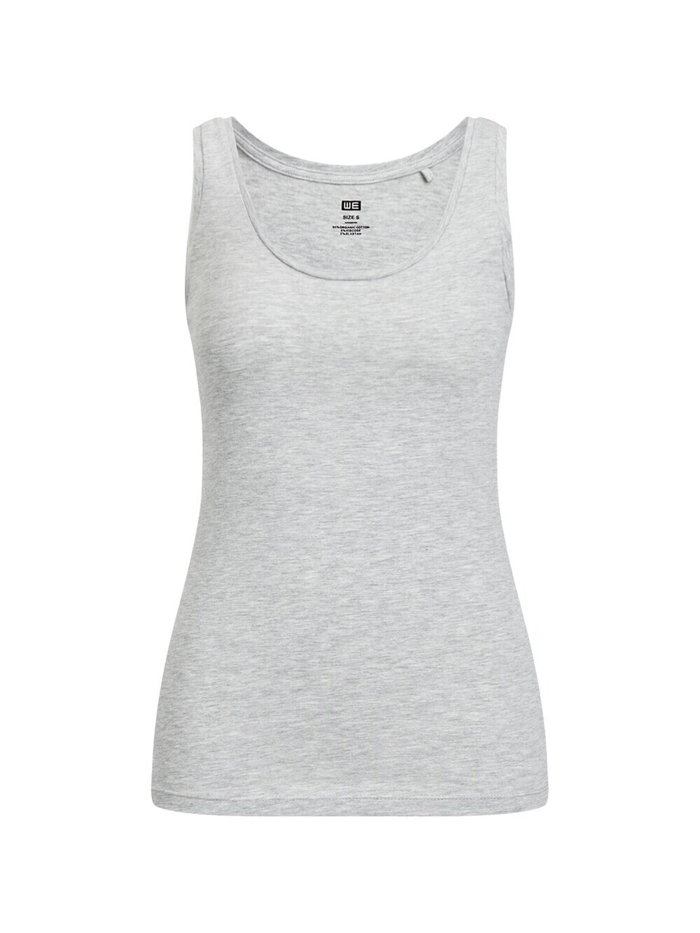Топ WE Fashion, светло-серый
Топ WE Fashion, светло-серый