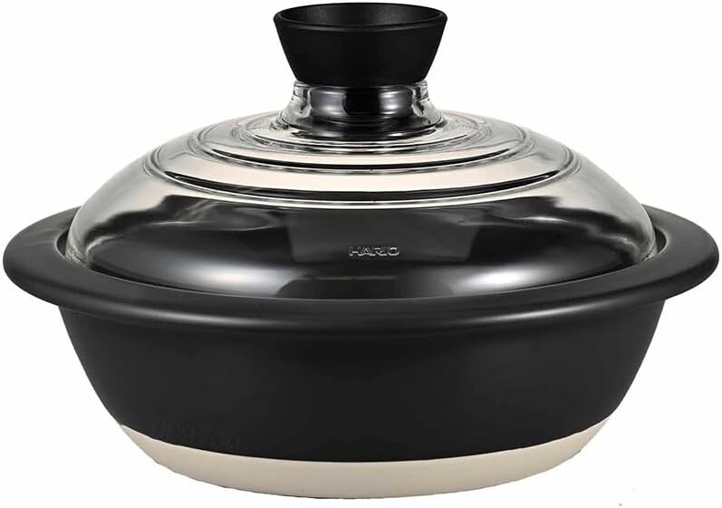 HARIO GDN-225-B-W Кастрюля со стеклянной крышкой № 8, 78,6 жидких унций (2000 мл), Black
HARIO GDN-225-B-W Кастрюля со стеклянной крышкой № 8, 78,6 жидких унций (2000 мл), Black