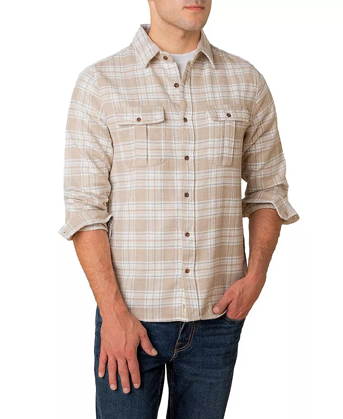 Мужская органическая фланелевая рубашка с двумя карманами и пуговицами Hope & Henry, коричневый
Мужская органическая фланелевая рубашка с двумя карманами и пуговицами Hope & Henry, коричневый