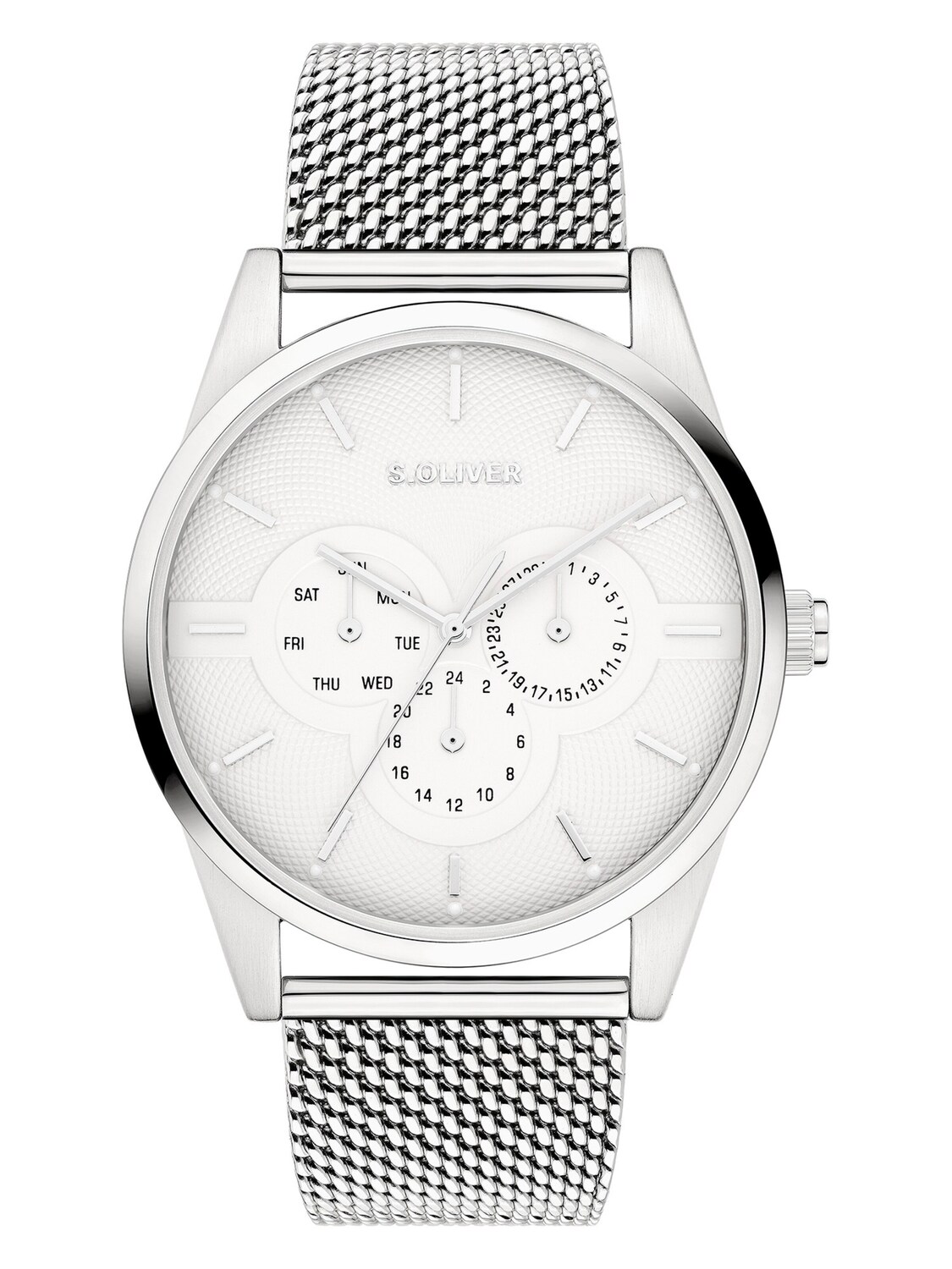 s.Oliver Серебряные аналоговые часы
s.Oliver Серебряные аналоговые часы