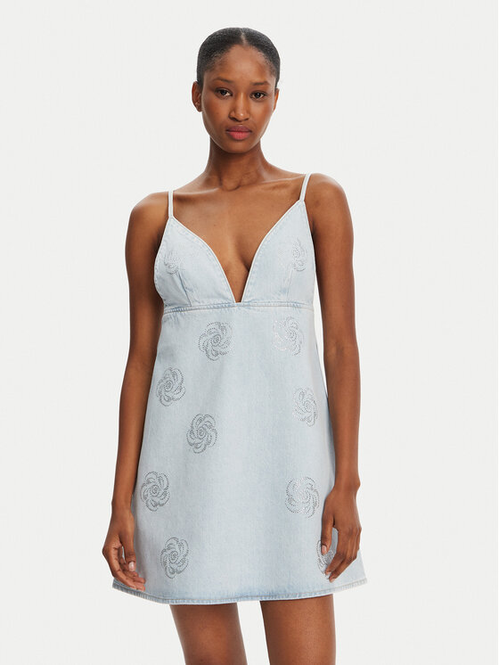 Облегающее джинсовое платье 1140641468 Rotate, голубой
Облегающее джинсовое платье 1140641468 Rotate, голубой