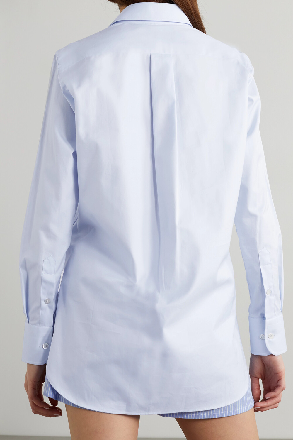 HOMMEGIRLS Рубашка из хлопкового поплина с вышивкой, голубой
HOMMEGIRLS Рубашка из хлопкового поплина с вышивкой, голубой