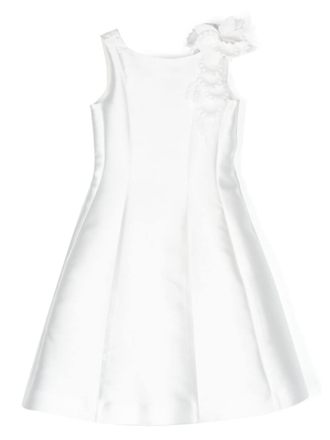 Monnalisa расклешенное платье с цветочной аппликацией, белый
Monnalisa расклешенное платье с цветочной аппликацией, белый