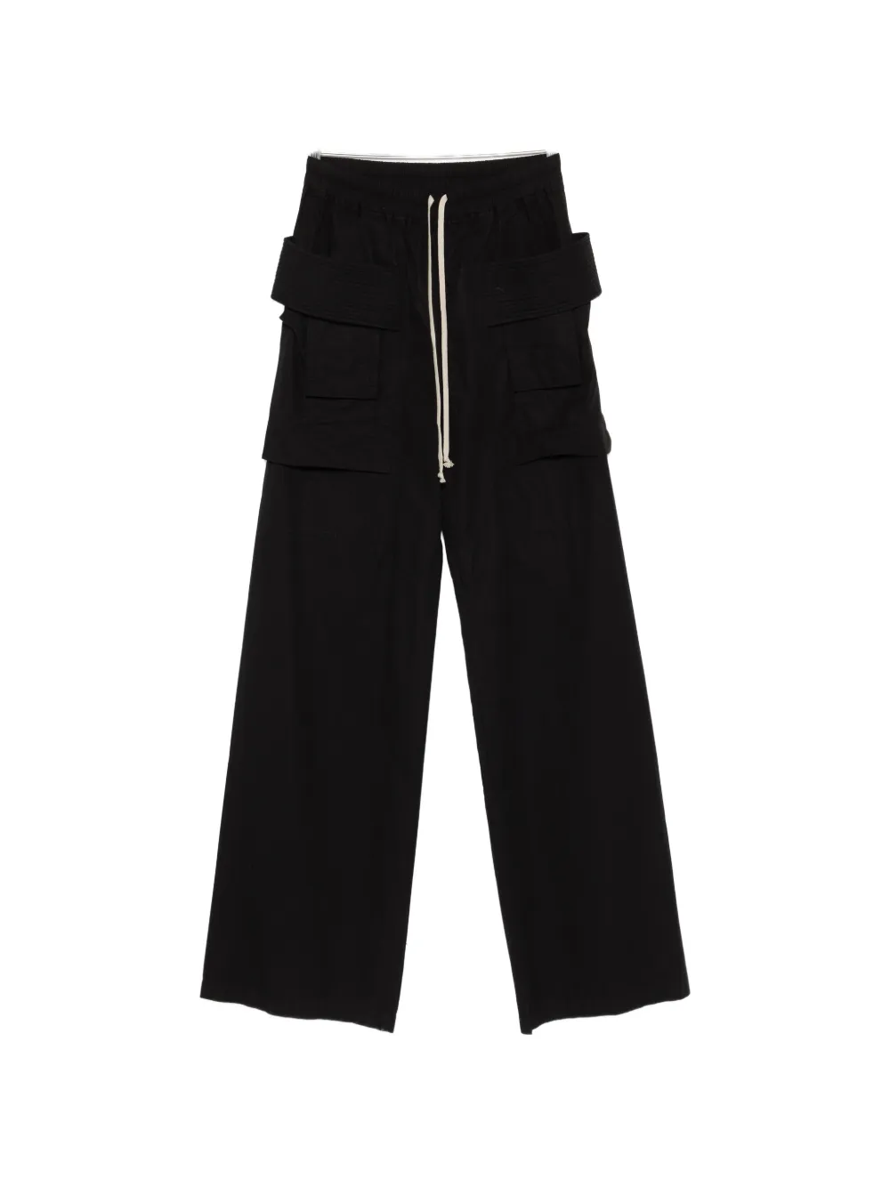 Хлопковые брюки на завязках Rick Owens Drkshdw, черный
Хлопковые брюки на завязках Rick Owens Drkshdw, черный