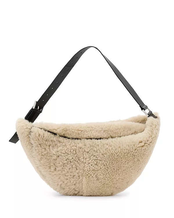 Сумка через плечо Luna из овчины Allsaints, бежевый
Сумка через плечо Luna из овчины Allsaints, бежевый