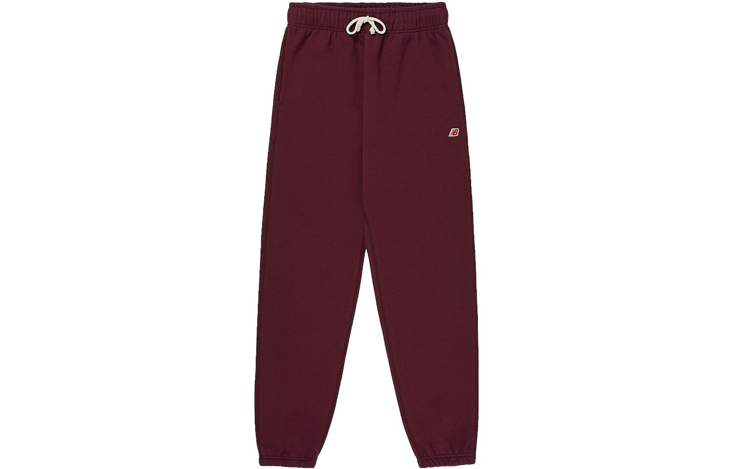 Мужские трикотажные спортивные штаны New Balance, цвет Burgundy 
Мужские трикотажные спортивные штаны New Balance, цвет Burgundy