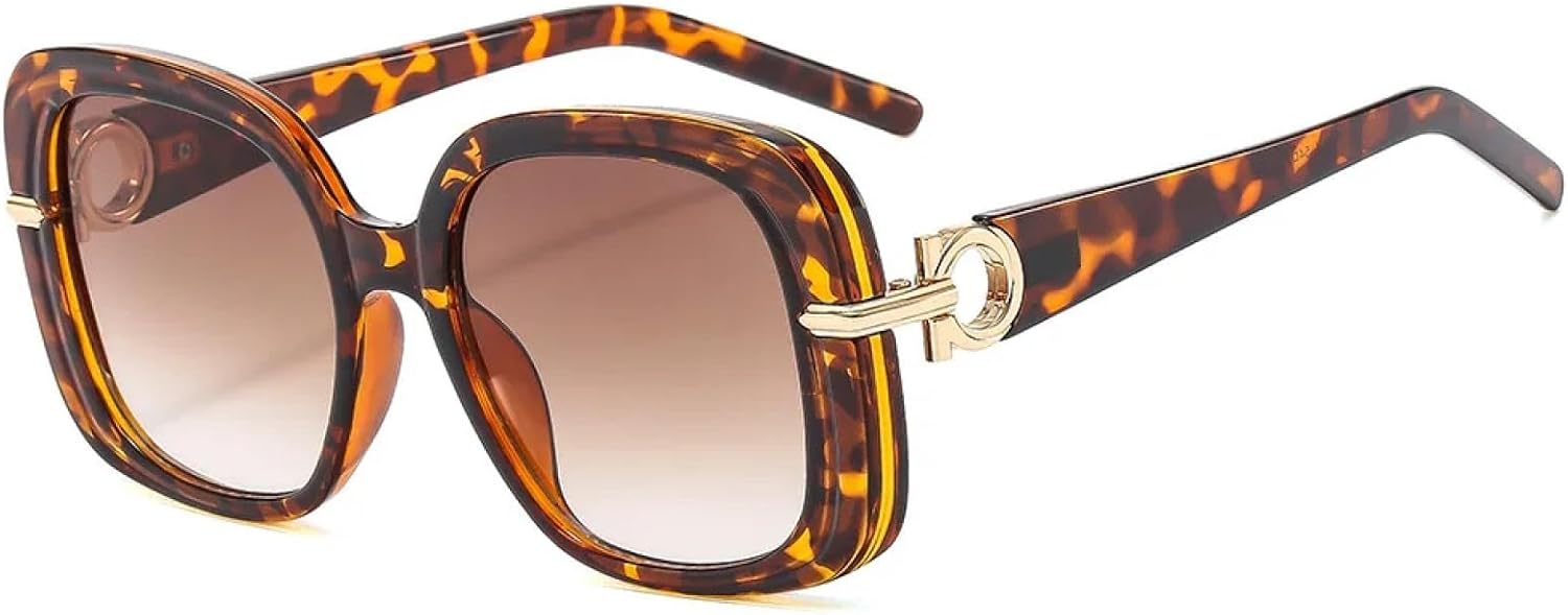 Популярные модные солнцезащитные очки большого размера для женщин, ретро-очки с леопардовым принтом и защитой от УФ-излучения UV400, популярные и для мужчин TKKTLLT, Leopard Print
Популярные модные солнцезащитные очки большого размера для женщин, ретро-очки с леопардовым принтом и защитой от УФ-излучения UV400, популярные и для мужчин TKKTLLT, Leopard Print