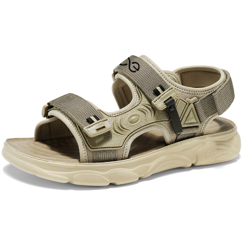 LINGPAO Пляжные сандалии мужские черно-зелено-песочные, цвет Sand
LINGPAO Пляжные сандалии мужские черно-зелено-песочные, цвет Sand