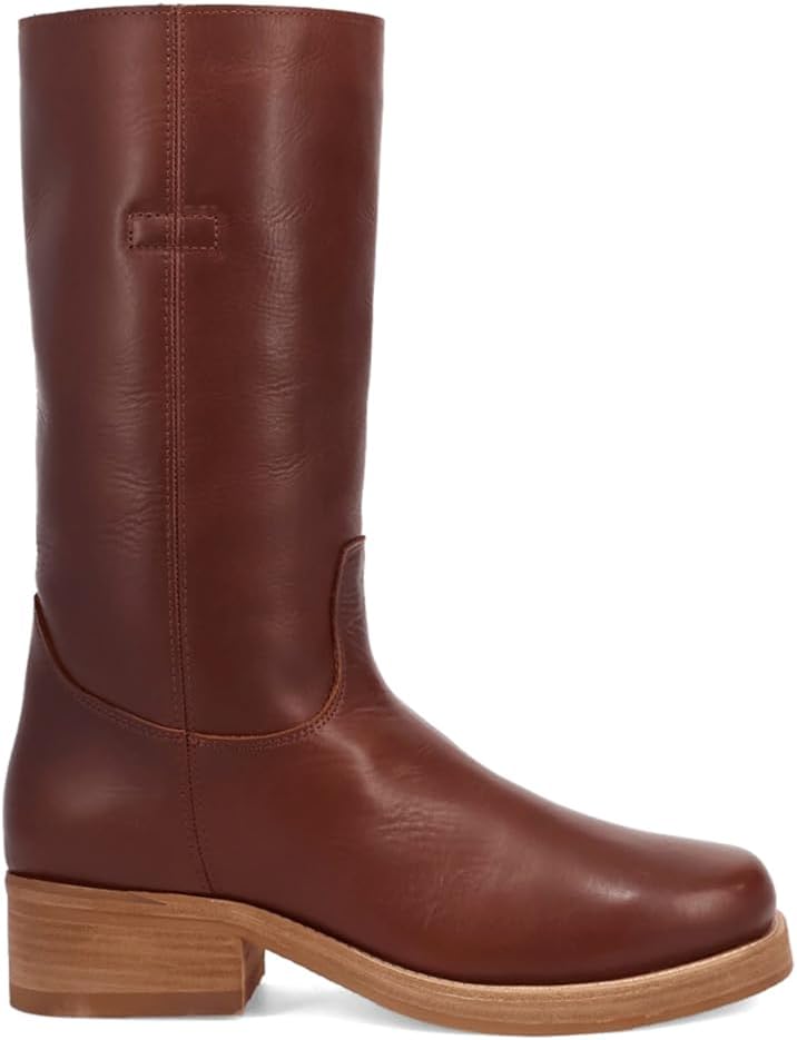 Мужские повседневные сапоги Dingo Dutton с круглым носком и среднем голенище - коричневые
Мужские повседневные сапоги Dingo Dutton с круглым носком и среднем голенище - коричневые