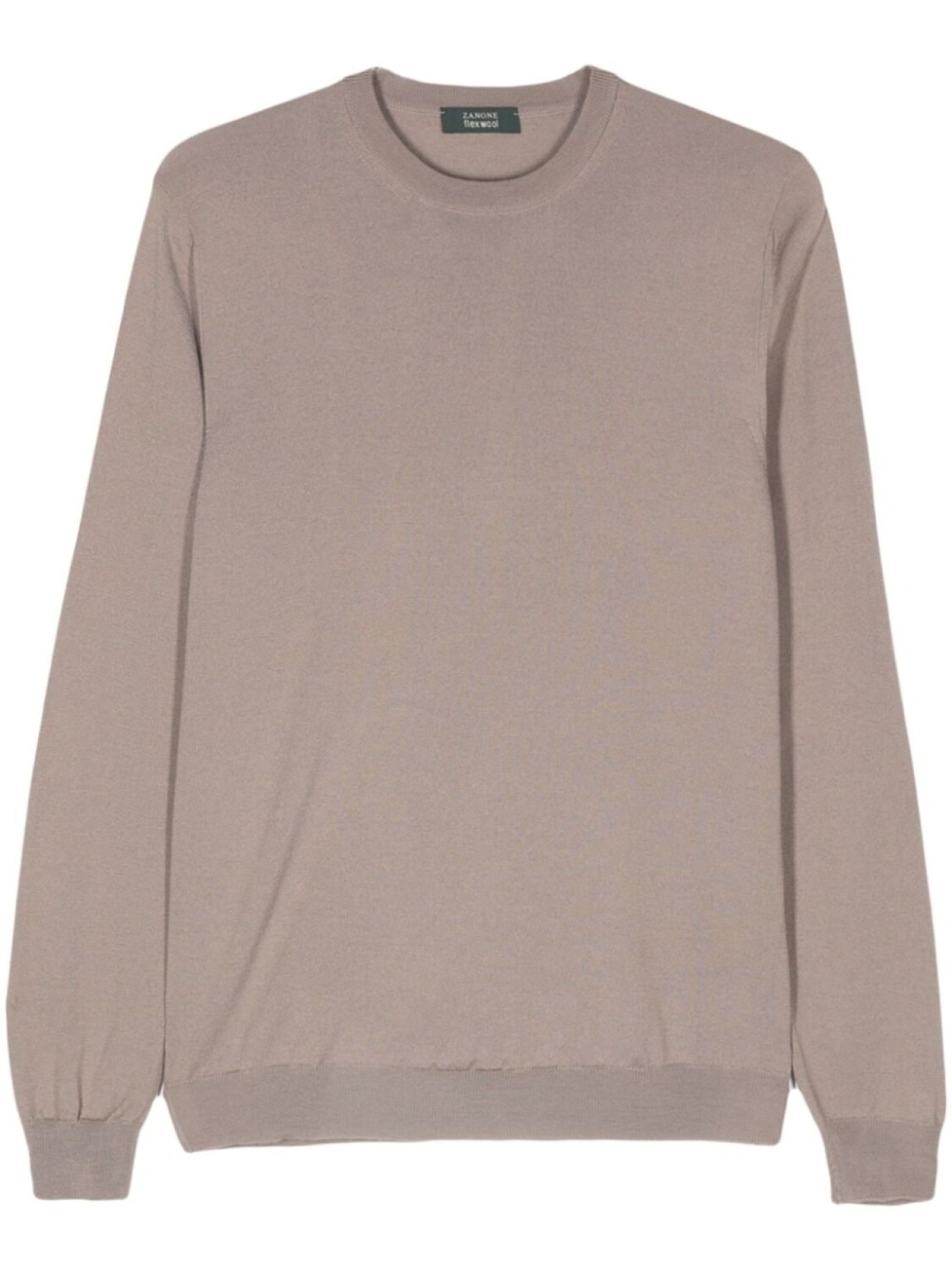 Zanone ребристый свитер, коричневый
Zanone ребристый свитер, коричневый