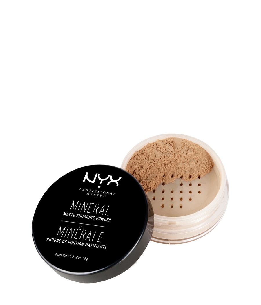 Рассыпчатая пудра NYX Professional Makeup Mineral Finishing Powder, Nr. 02 - Medium/Dark, 8g
Рассыпчатая пудра NYX Professional Makeup Mineral Finishing Powder, Nr. 02 - Medium/Dark, 8g