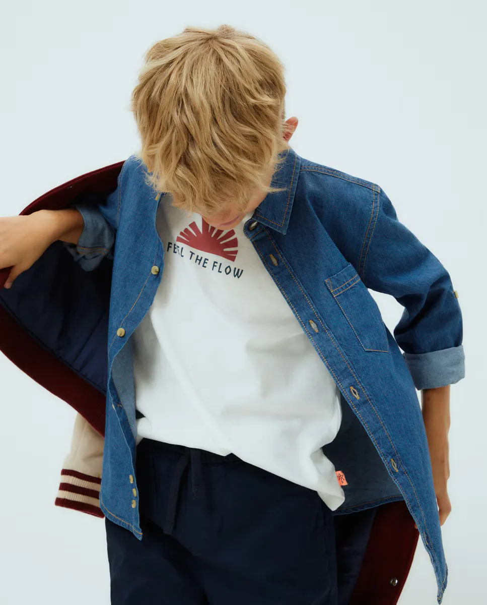 Джинсовая рубашка для мальчика с длинными рукавами Kids El Corte Inglés, цвет Azul Pálido
Джинсовая рубашка для мальчика с длинными рукавами Kids El Corte Inglés, цвет Azul Pálido