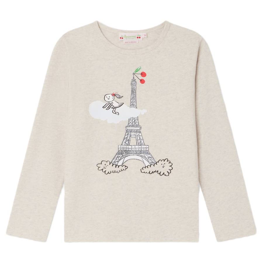 Bonpoint Детская Футболка с длинным рукавом из хлопка Eiffel Tower, Gris Chine C.
Bonpoint Детская Футболка с длинным рукавом из хлопка Eiffel Tower, Gris Chine C.