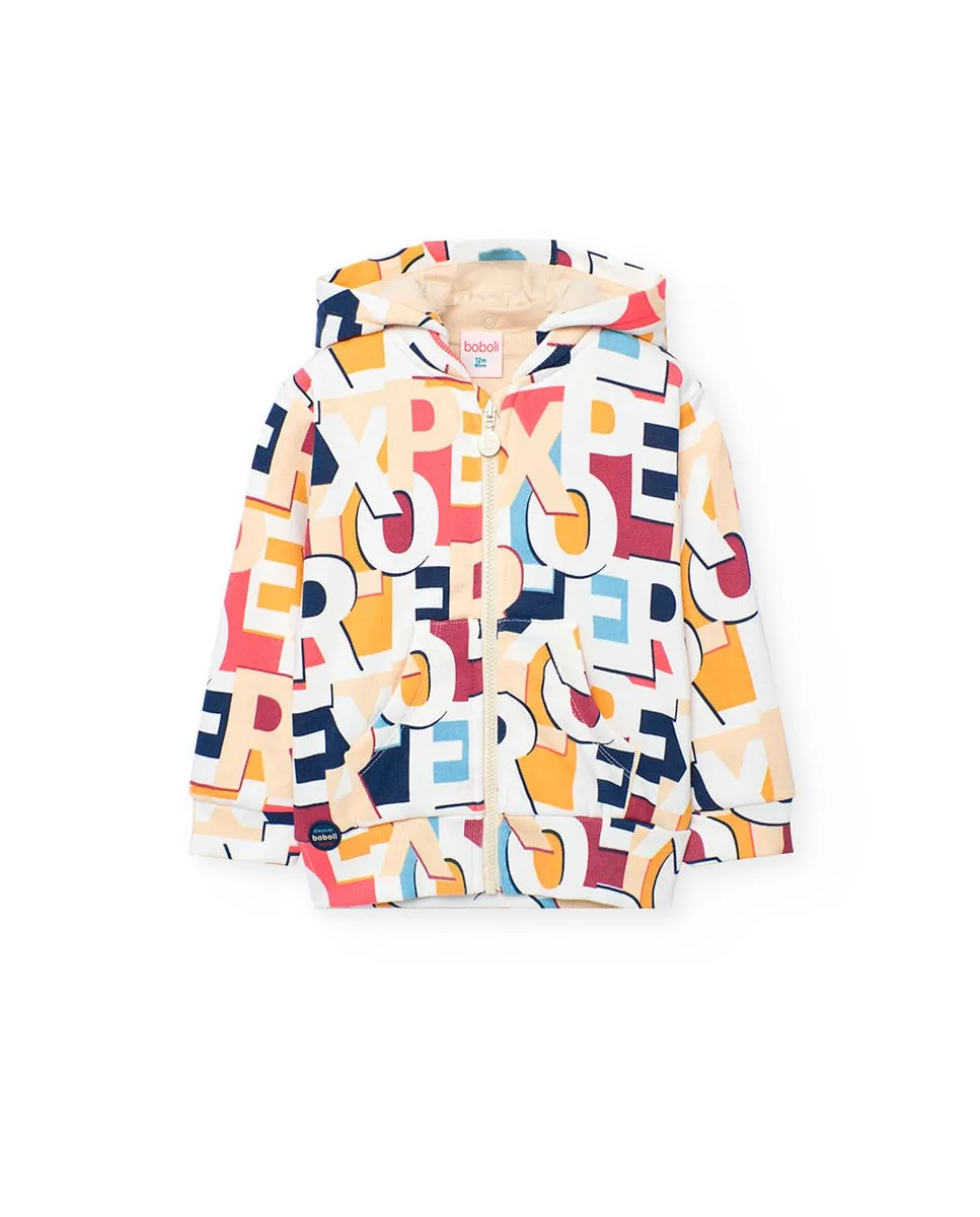 Детская толстовка с капюшоном и принтом Boboli, многоцветный
Детская толстовка с капюшоном и принтом Boboli, многоцветный