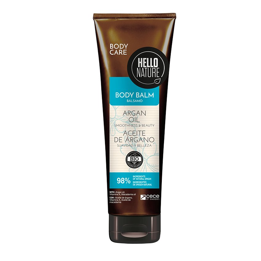 Лосьон для тела с аргановым маслом Hello Nature CeCe of Sweden
Лосьон для тела с аргановым маслом Hello Nature CeCe of Sweden